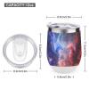Battle of Phoenix Cool Thundering 12 Oz Coffee Mug Stainless Steel Wine Tumbler Travel Mug Tea Cup with Lid White-Color view 2