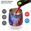 Battle of Phoenix Cool Thundering 12 Oz Coffee Mug Stainless Steel Wine Tumbler Travel Mug Tea Cup with Lid White-Color view 4