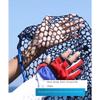 Fishing Net Big Game Fishing Net with Handle,Rubber Landing Nets for Saltwater Heavy Duty Net Hoop 17 * 20", Extends to 67" Net Depth: 25" (Three Sections of Flat Pushing) view 4