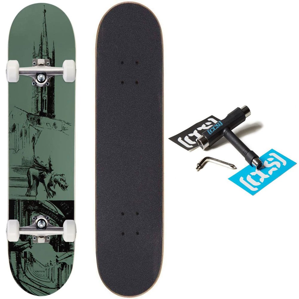 [CCS] Cathedral Skateboard Complete - Olive - 8.00"