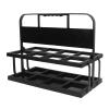 Water, Water Bottle Holder Sports Water Bottle Holder Black Plastic Portable 8 Holes Water Bottle Carrier Bottle Carrier for Athletes view 1