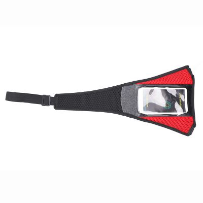 with Phone Pouch Sweat Guard, Black Red Denim Frame Sweat Absorbs Guard for Indoor Fixed Mountain, Road Cycling Training