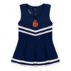 College Baby NCAA Officially Licensed Cheerleader Bodysuit Dress - Tank Top - Syracuse Orange Otto Logo - Navy - 3-6 Months view 1