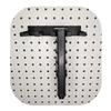 Hammy3DPrints Mount for Saiga SGM 308 Mags - Pegboard/Metal Pegboard/Skadis/etc. | Magazine Holder Storage Rack (Heavyweight Diamond Plate Steel) view 1