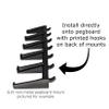 Hammy3DPrints Mount for Saiga SGM 308 Mags - Pegboard/Metal Pegboard/Skadis/etc. | Magazine Holder Storage Rack (Heavyweight Diamond Plate Steel) view 2