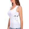 Concealed Carry Holster Tank Top - Everyday Conceal Carry Tactical Compression Bottom Shirts - Fits Small, Compact Equipment White xs view 1