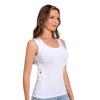 Concealed Carry Holster Tank Top - Everyday Conceal Carry Tactical Compression Bottom Shirts - Fits Small, Compact Equipment White xs view 2