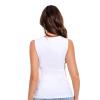 Concealed Carry Holster Tank Top - Everyday Conceal Carry Tactical Compression Bottom Shirts - Fits Small, Compact Equipment White xs view 4