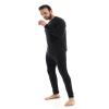 Egyptian Cotton Thermal Set for Men 100% Cotton Material Egyptian Cottonil (Black, 4X-Large) view 3