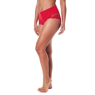 SPANX SPANXsupersmooth Undie-tectable Lace Hipster, Spanx Red, S
