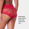 SPANX SPANXsupersmooth Undie-tectable Lace Hipster, Spanx Red, S view 3