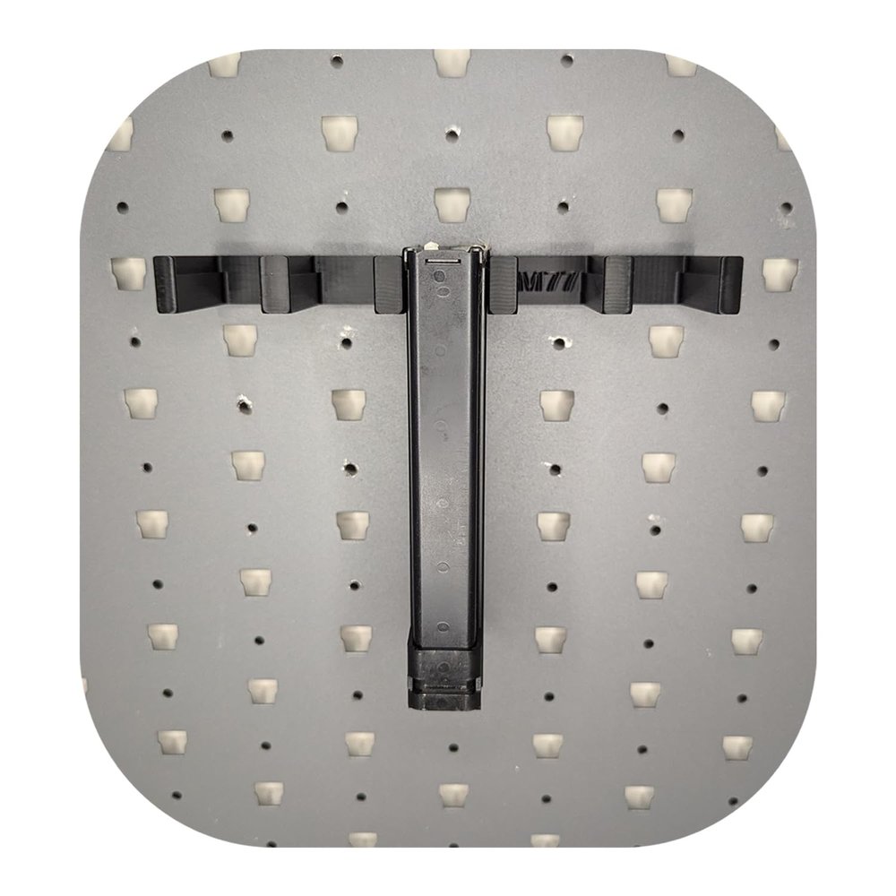 Hammy3DPrints Mount for Zastava M77 Pap Mags - GallowTech | Magazine Holder Storage Rack (Gray)