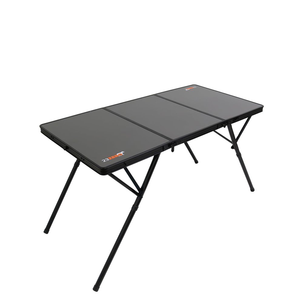 23ZERO Two-Fold Camping Table - Compact Aluminum Camping Table, Seats 4