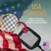 Accubat Fungo Racket for Baseball & Softball Training - Baseball Racket with Durable Frame & Replaceable Netting - Quality Design for Accurate Fly Balls & Grounders - USA Made (26 Ounce, Black) view 4