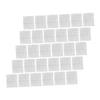 100 Pcs Shoe Storage Bag Packing Bags for Moving Toiletries Bag Multi- Function Storage Bag Travel Makeup Bag Drawstring Shoe Bag White Accessory Bag Non-woven Fabric Cupboard/424 view 1
