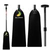 Z&J SPORT Adjustable Dragon Boat Paddle, IDBF Approved Boat Oars, Carbon Fiber Paddle Adjustable T Handle with Adjuster for Dragon Boat Paddler (Range: 43-52 /110cm-132cm) (Carbon-Lever Clamp) view 1