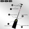 Z&J SPORT Adjustable Dragon Boat Paddle, IDBF Approved Boat Oars, Carbon Fiber Paddle Adjustable T Handle with Adjuster for Dragon Boat Paddler (Range: 43-52 /110cm-132cm) (Carbon-Lever Clamp) view 3