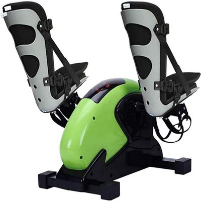 JDXQBLD Electric Pedal Portable Mini Exercise Bike Stepper Electric Pedal Exerciser Bike Rehabilitation Machine, Arm Leg & Knee Recovery Peddler Exercise Bike Fitness Rehab Equipment,C