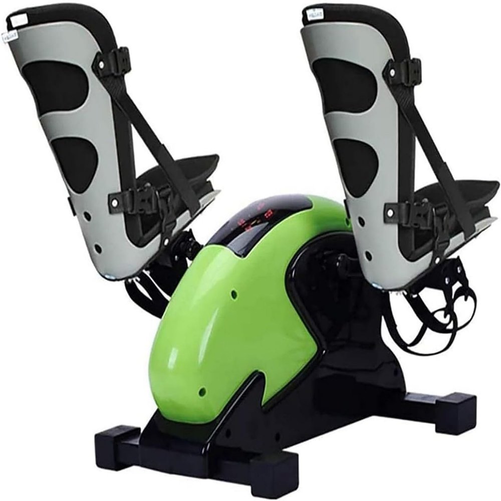 JDXQBLD Electric Pedal Portable Mini Exercise Bike Stepper Electric Pedal Exerciser Bike Rehabilitation Machine, Arm Leg & Knee Recovery Peddler Exercise Bike Fitness Rehab Equipment,C