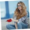 4 Pcs Glasses Case Bag Jewelry Organizer for Women Simple Glasses Bags Portable Reading Glasses Eyeglasses Bags Oxford Cloth Reading Glasses Case Multipurpose Miss/636 view 3