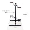 JDXQBLD Mini Exercise Bike Peddler for Leg Arm and Knee Recovery Exercise - Hand,Arm & Leg Exercise Peddling Machine,Adjustable Fitness Rehab Equipment for Seniors,Elderly,PT view 4