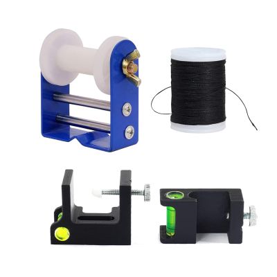 SOPOGER Archery Level Multifunctional Bow Level Tuning Tools for Rest and Sight Tunning with Bowstring Serving Thread Jig 131 yard/120m Durable Nylon Bow Serving String Thread