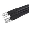 SIE EQUESTRIAN Contoured English Chafeless Girth Black Brown 46" / 48" / 50" / 52" / 54"/ 56" (Black with Matching Elastic, 54") view 3