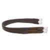 SIE EQUESTRIAN Contoured English Chafeless Girth Black Brown 46" / 48" / 50" / 52" / 54"/ 56" (Brown with Matching Elastic, 48") view 1