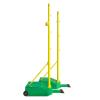 Badminton Net Stand Portable, 1.55M Badminton Net Frame Poles, Freestanding Sport Training Equipment for Court/Beach/Driveway, Pu Wheels& Easy to Move,Garden,Sports Field view 1