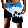 Fodyle Men's Swim Trunks Quick Dry 2 in 1 Beach Shorts Surf Swim Hawaii Shorts with Compression Lining 3X-Large view 1