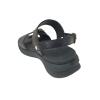 Women's Sandals Comfortable Adjustable Hiking Sandals Gold Buckle Two Wearable Designs (Black, Adult, Women, 6, Numeric, US Footwear Size System, Medium) view 4