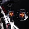 BRART USB Rechargeable Bike Tail Light Smart Bicycle Turn Signal Lights with 80 Lumens 64 LED Light Beads, Portable Brake Light Warning Light Fits on Any Road Bikes view 2