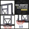 GFLCWYP Wall Mounted Professional Basket Ball Hoop, 44'' Wall Mounted Basketball Hoop and Mounting Bracket Combination Kit, Universal Outdoor Basketball Hoop for Home Training and Club view 4