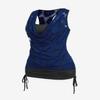 ROSE GAL Women's Plus Size V Neck Tank Lace Vest Shirt Sleeveless Summer Casual Round Neck Slim Hollow Shirt Casual Sleeveless Summer Tops(Blue/1X) view 2