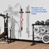 MIUONO Weight Plate Holder, 2 Pack Bumper Plate Rack for 2 Inch Olympic Plates and Barbell Holder Bundle view 4