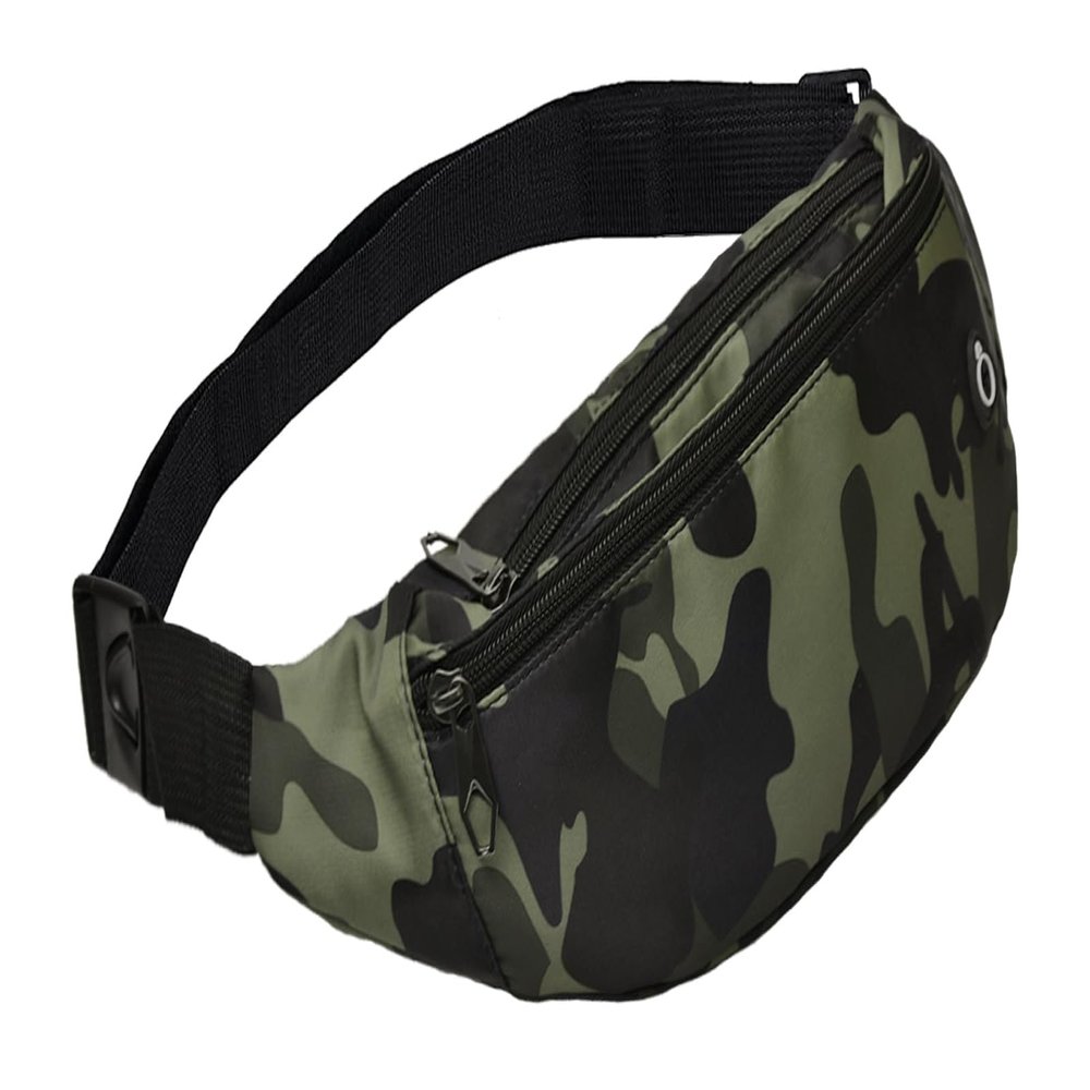 Fanny Packs for Men and Women, Waterproof Sports Waist Pack Bag for Travel Hiking Running Hands-free