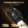 WARRIORLAND MB1 Pistol Light and Holster Combo, Fit for Glock 20/21/22/23 Gen 3-5 & Glock 34 Gen 4, Compact 500-Lumen Rail Mounted Tactical Weapon Light with Red Laser & White LED, Power Indicator view 3