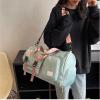 BLULILY Sports Gym Bag Duffle Bag with Shoes Compartment, Waterproof Travel Duffle Bag for Gym Swimming Vacation view 3