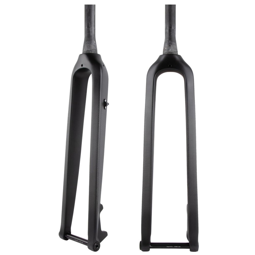 HWEVDHJ Carbon Mountain Bike Rigid Fork 26'' 27.5'' 29'' 1-1/8'' Straight/Tapered Tube Bikes Front Fork Thru Axle 15x100mm Bike Rigid Forks Dual Routing(Tapered Tube,Matte 29'')