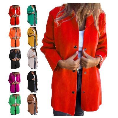 Casual Single Breasted Hooded Jacket Women, Womens Jackets Casual, Trench Coat for Women 2024 (Red,XL)
