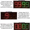 BYYQMSTO Double-Side Football Electronic Substitution Board, LED Portable Football Electronic Soccer Change Player Display Board, Change Player Sport Refere Equipment, High Brightness, Clear Display. view 2
