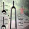 HWEVDHJ Carbon Mountain Bike Rigid Fork 26'' 27.5'' 29'' 1-1/8'' Straight/Tapered Tube Bikes Front Fork Thru Axle 15x100mm Bike Rigid Forks Dual Routing(Tapered Tube,Matte 27.5'') view 3