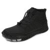 Men's and Women's Barefoot Hiking Boots | Zero Drop Winter Snow Boots with Wide Toe Box | Slip-On Waterproof Ankle Booties | Minimalist Five-Finger Sneakers for Outdoor Hiking and Walking Black 37 view 1