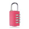 Luggage Travel Lock 4 Dial Travel Padlock Password Lock for Luggage Suitcase Baggage Toolbox Gym Locker Metal Code Password Lock 1Pcs(Red) view 1