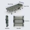 YHHLWXMDZ Camping Cot for Adults with Cushion and Pillow, 6 Adjustable Positions, Tanning Chair for Sleeping, Cots for Camping for Home Nap Beach Travel(190 * 65 * 30cm/74.8 * 25.6 * 11.8in) view 2