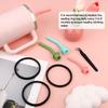 3pcs Gasket with Straws & Tweezers for Hydroflask, Water Bottle Seal Ring Replacement Gasket Replacement Parts Accessories for Hydro Flask Travel Tumbler Lid 32/40OZ view 3
