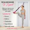 10-Loop Yoga Strap with Door Anchor  Stretch Strap for Flexibility, Deep Stretching, and Improved Balance  Perfect Yoga Accessory for All Fitness Levels (Purple) view 4