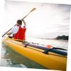VANZACK 4pcs Kayak Paddle Drip Rings Durable Water Blocking Rings for Canoe and Rafting Paddles Easy to Install Splash Guards Accessory for Kayaking Adventures view 2