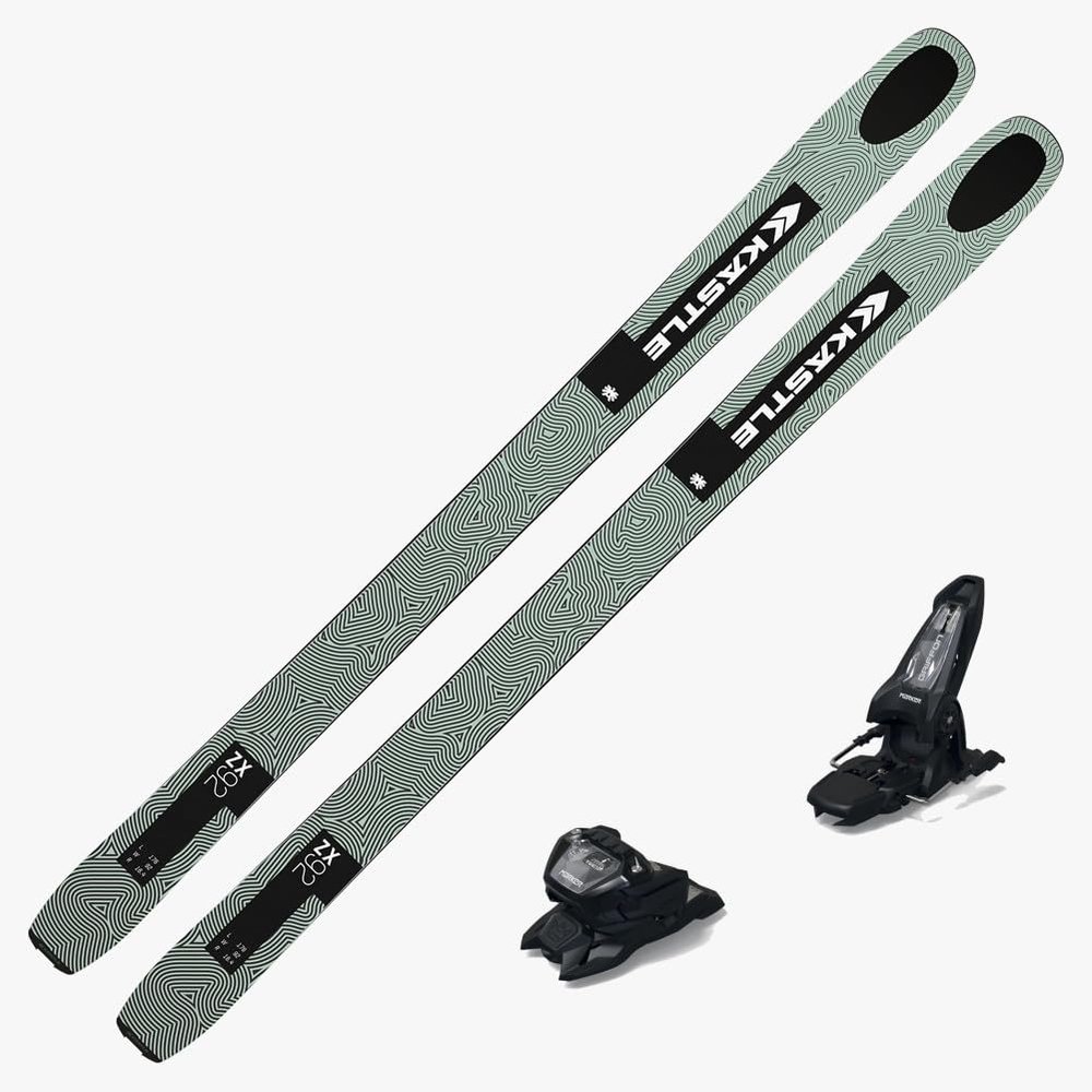 2025 Kastle ZX 92 Skis with Marker Griffon 13 ID Bindings Bindings
