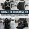 EntireFlight Flight Bag For Pilots - Pilot Bag Carries All Required Pilot accessories and Gear Including Your Kneeboard, Ipad, And Aviation Headset - Great Gifts for Students & CFIs - Grey view 2